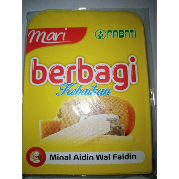 

promo amplop lebaran snack ukuran 9 x 7,5cm