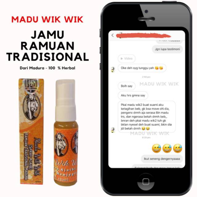 Madu Wikwik Spray Miss V Jamu Wik Serbuk Perawan Anti Pelakor Ori Perapat Wanita Original Herbal Shopee Indonesia