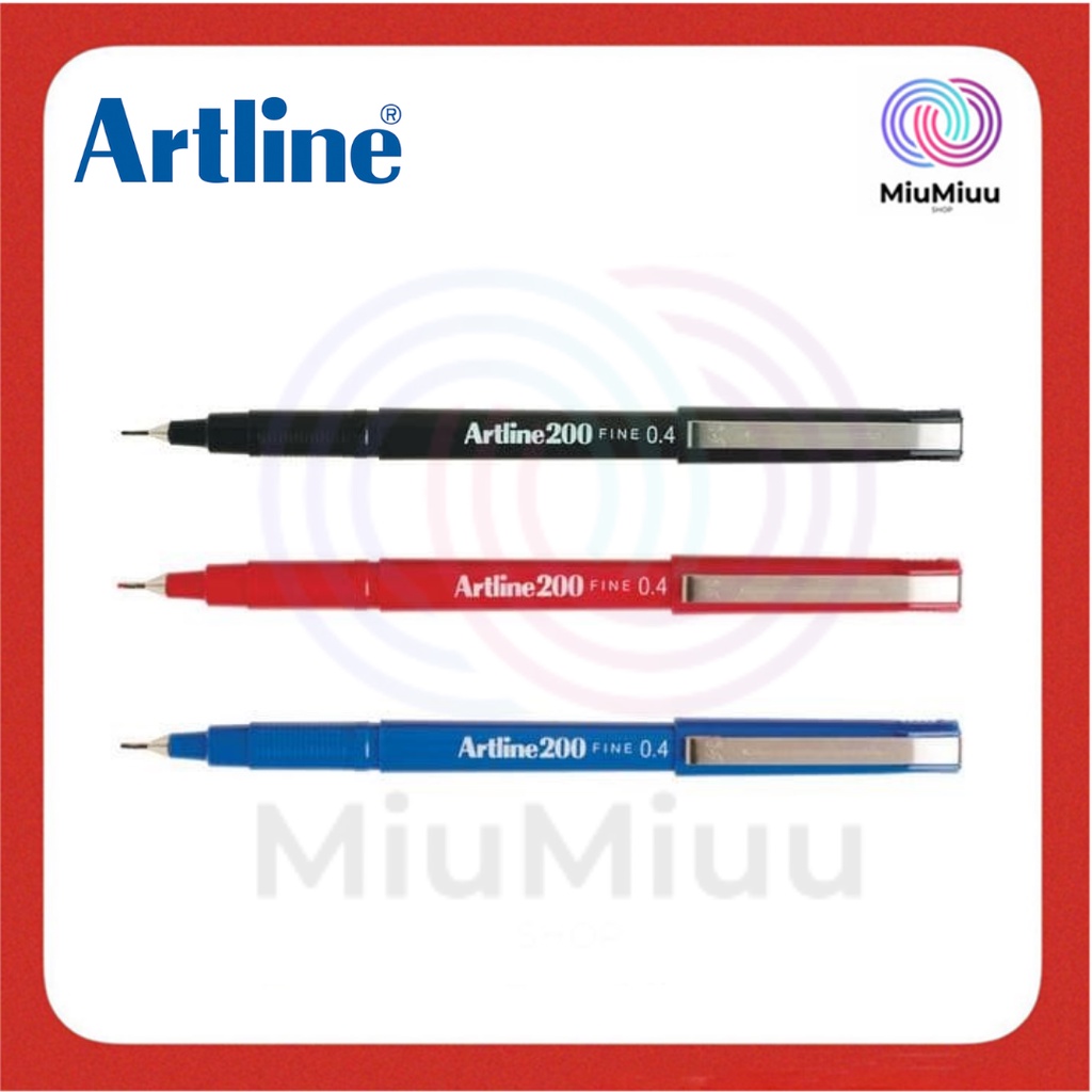

PULPEN WRITING PEN FINE ARTLINE EK-200 0.4 MM