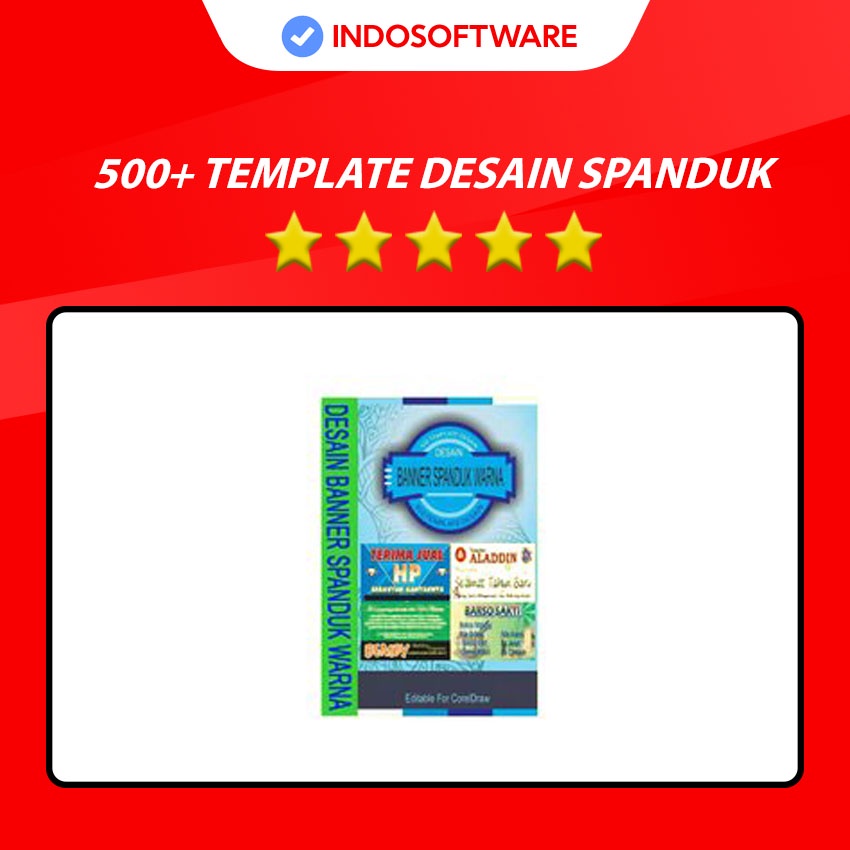 Jual Template Desain Spanduk Banner 500 Jenis Siap Edit Format Cdr ...