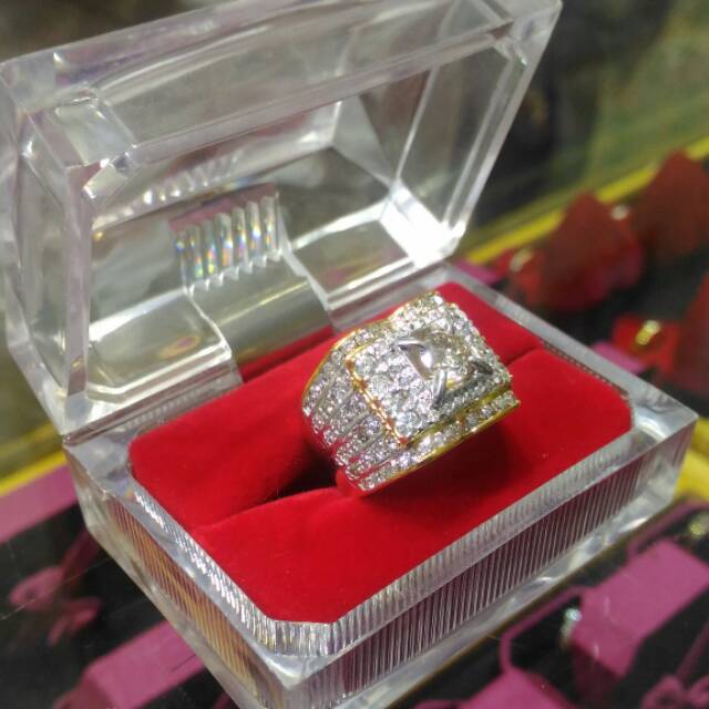 cincin emas 420,  mata berlian