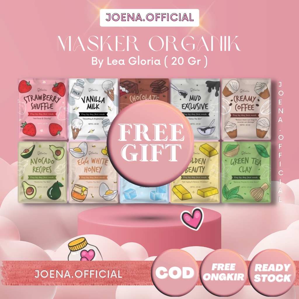 

✅ - (TERMURAH VARIAN LENGKAP) BPOM MASKER WAJAH ORGANIK BY LEA KEMASAN BARU FACE MASK ORGANIC WASH OFF NEW PREMIUM WOM