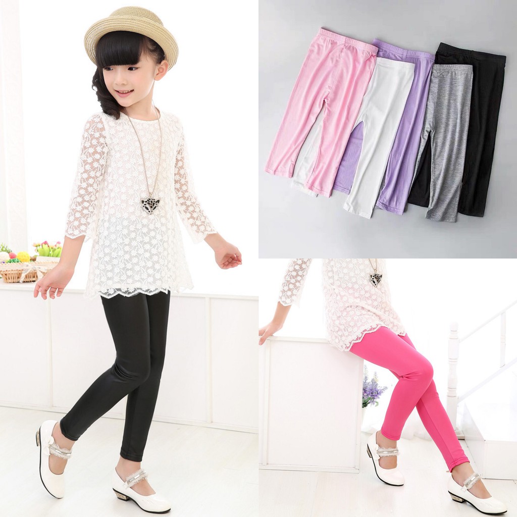 ORIGINAL CELANA ANAK LEGGING PEREMPUAN STRECHT MOTIF ATAU POLOS REALPICT