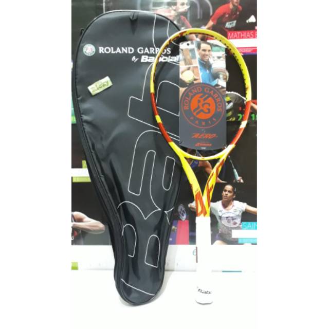 RAKET TENIS BABOLAT PURE AERO LITE ROLAND GAROS 2019 - YELLOW-BRONZE - NEW - ORIGINAL