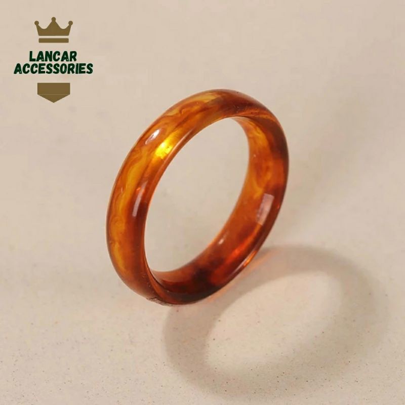 COD✅ Cincin Ring Manau Batu Agate Banyak Pilihan Warna