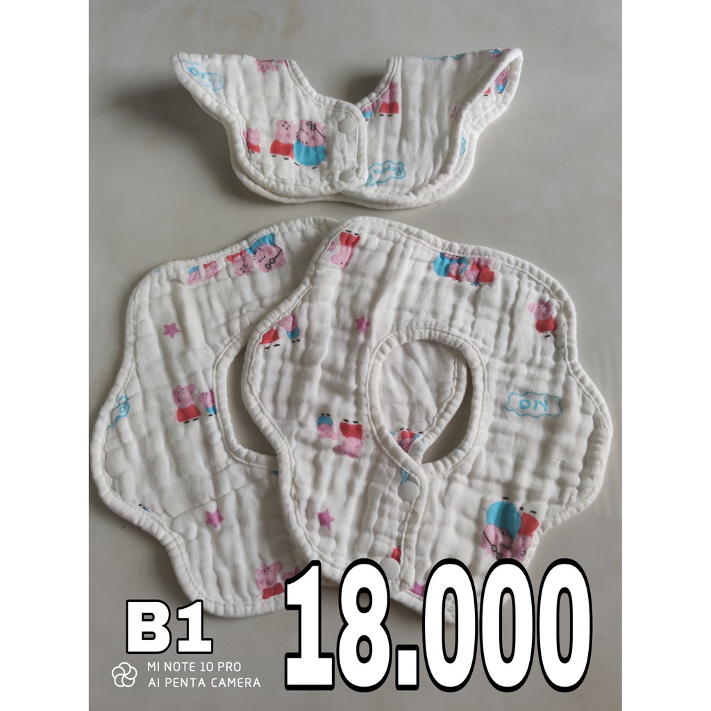 BIB / CELEMEK BAYI MUSLIN MOTIF