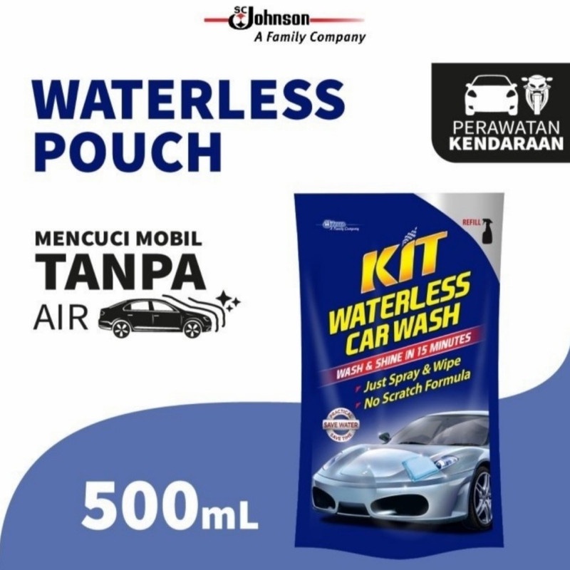 KIT Waterless Car Wash Pouch 500ml ORIGINAL
