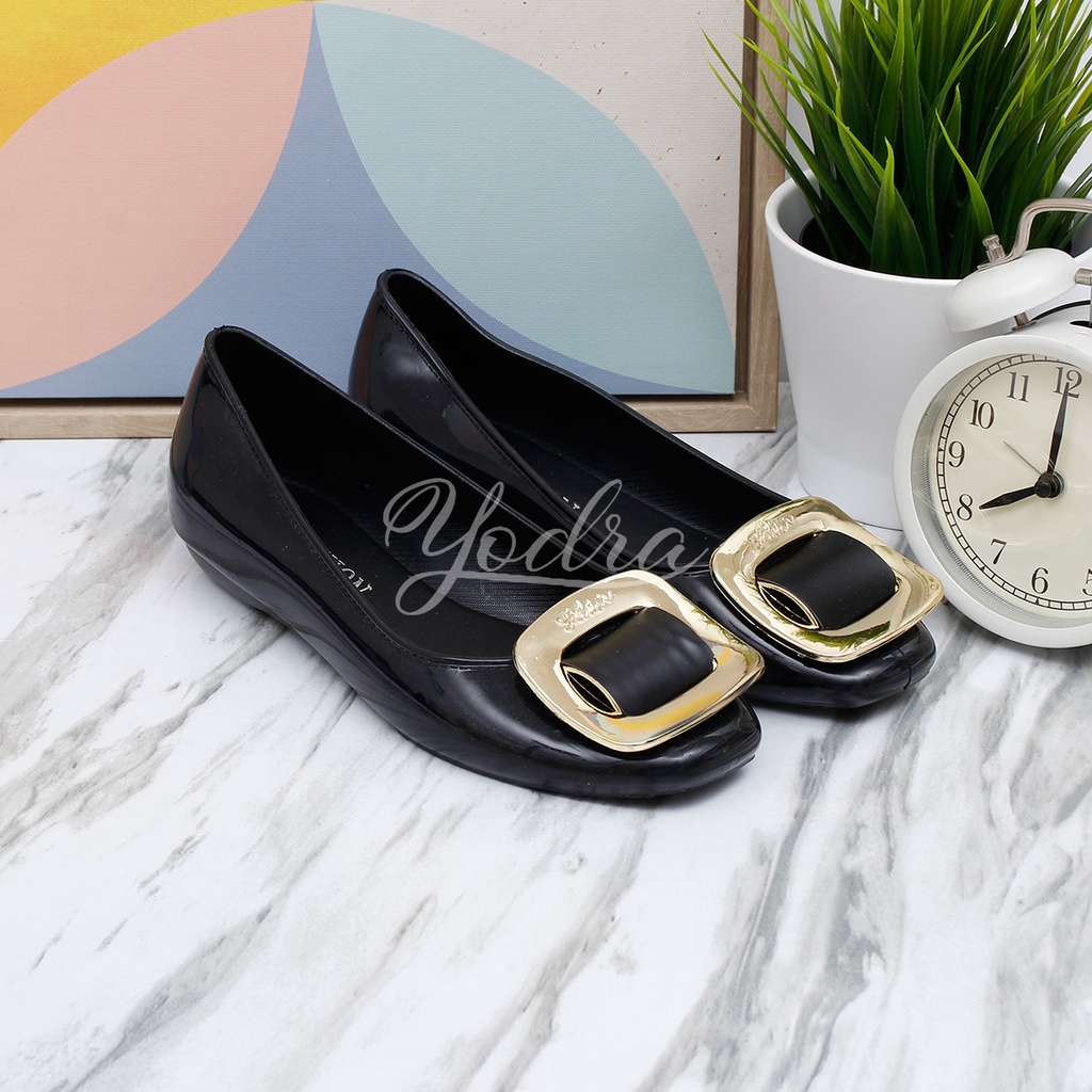 Yodra / Lyodra Alani Flat Jelly Shoes Import LDR225 Real Pict