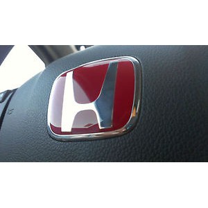 Emblem Logo Stir Honda Merah Red Emblem Small