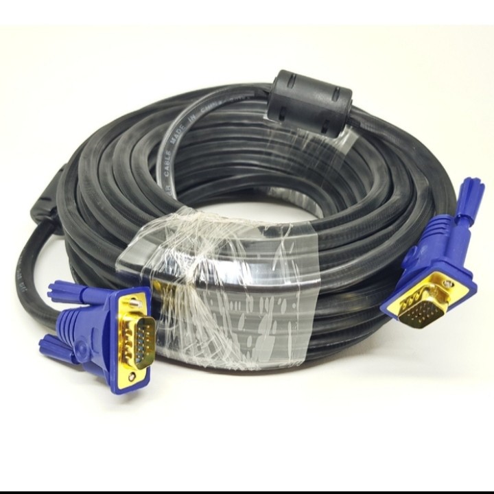 Kabel VGA 20Meter Male to Male  Gold Plated