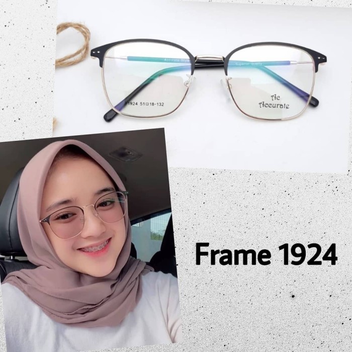 Kacamata Wanita/pria paket lensa Photocromic antiradiasi Frame 1924