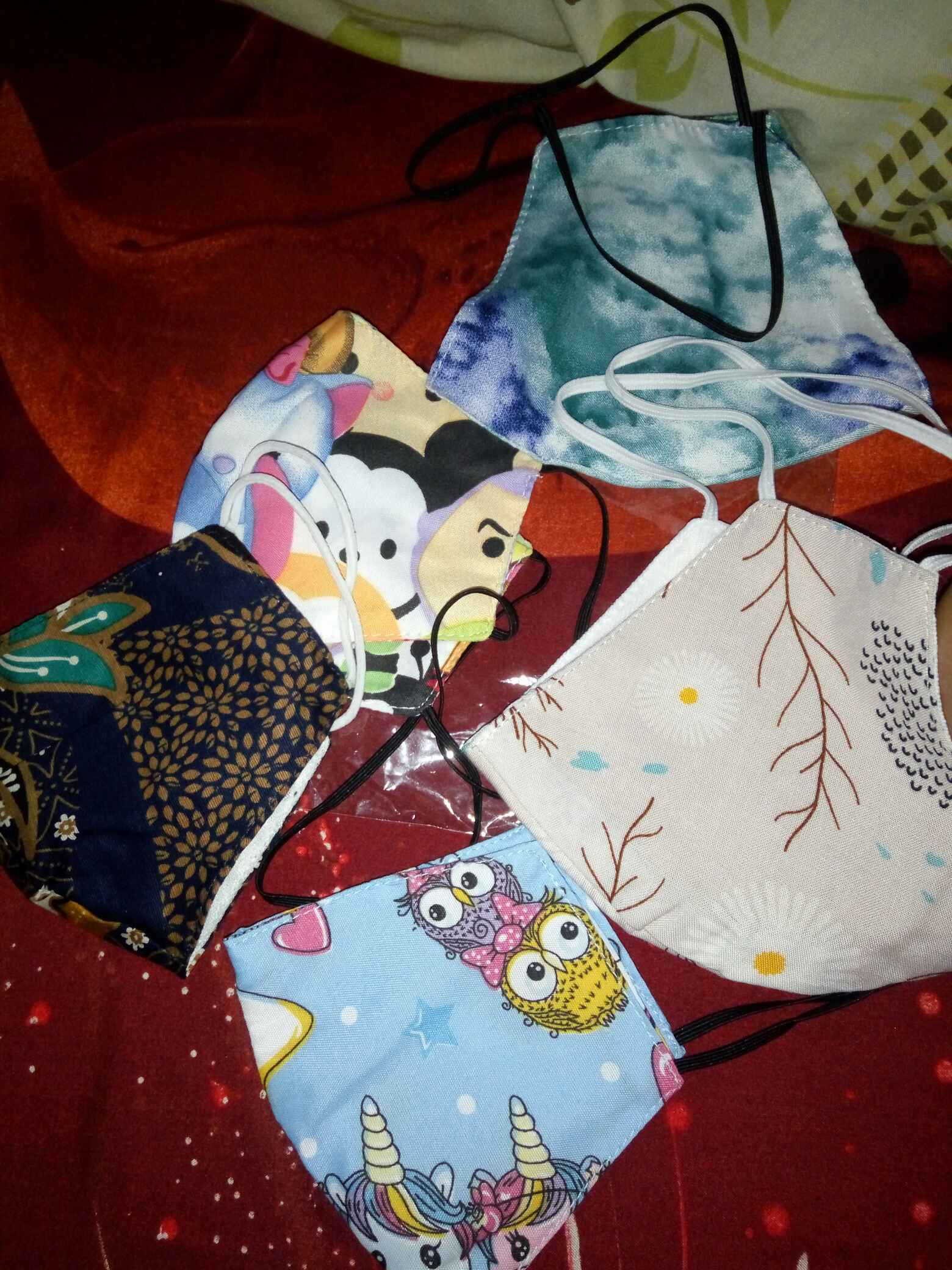 Cod Masker Batik Anak Katun Setrit