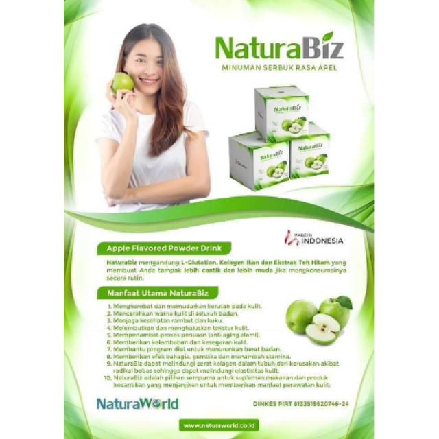 

NaturaBiz Minuman Serbuk Rasa Apel