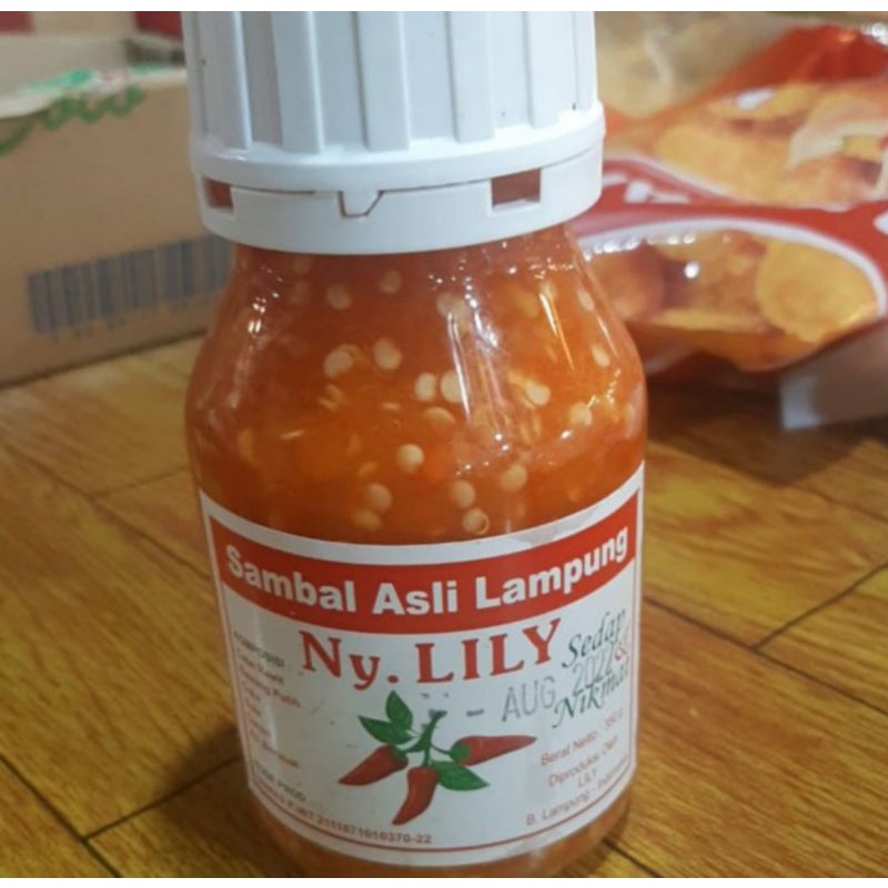 

Sambal Asli Lampung Ny.Lily 350gr