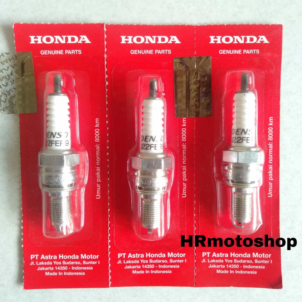 Spark Plug, Busi U22FER9 Denso Busi Vario 110 CW Vario Karbu Original