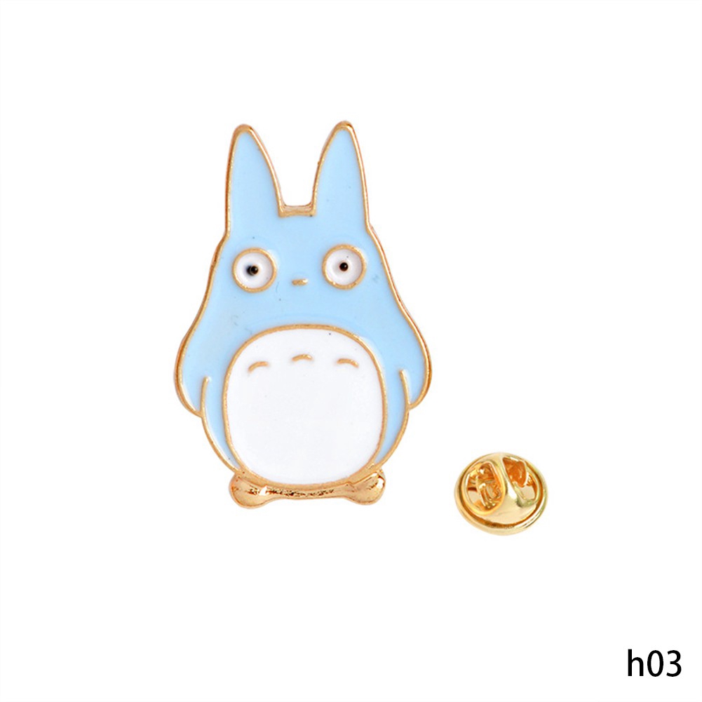 antennababy Pin Bros Bentuk Totoro Lucu Bahan Alloy-2