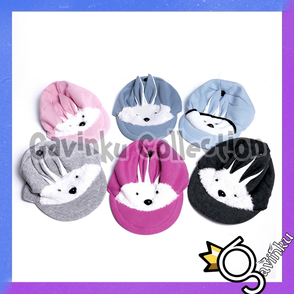 Topi Bayi Laki Laki Perempuan Kelinci Lucu Murah 6 12 bulan 1 2 Tahun Murah Cowo Cewe Cowok Cewek