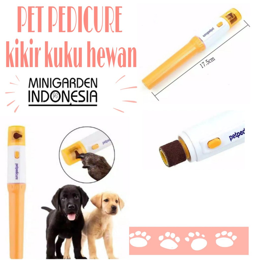 PET PEDICURE GUNTING KUKU HEWAN ELEKTRIK nail clipper anjing kucing kikir kuku hewan nail trimmer