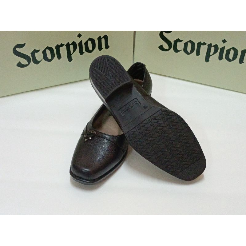 Sepatu Kulit Wanita Scorpion - 071259 - Sepatu Pantofel Kulit