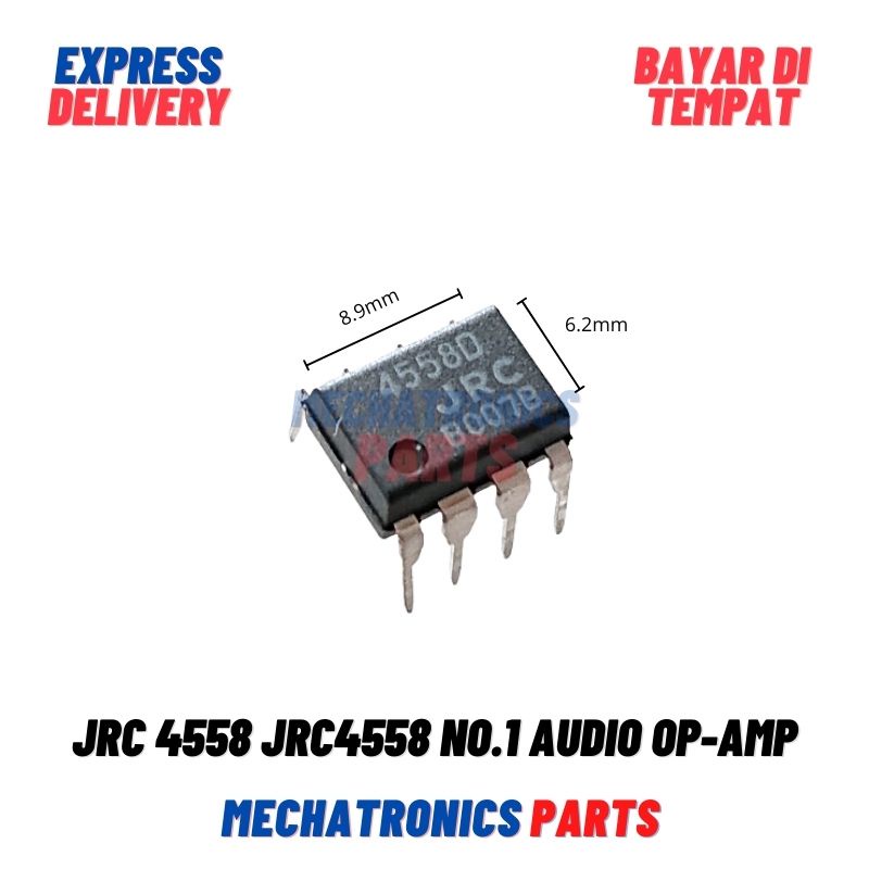 JRC 4558 JRC4558 NO.1 AUDIO OP-AMP