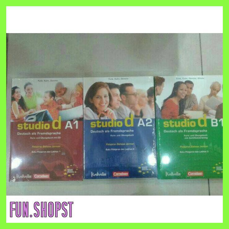 STUDIO D A1,A2 DAN B1 BUKU BAHASA JERMAN PLUS CD
