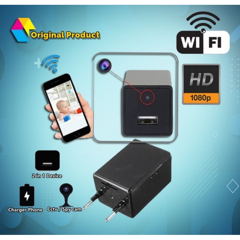 Kamera mini/Spy Cam WiFi charger adaptor WiFi