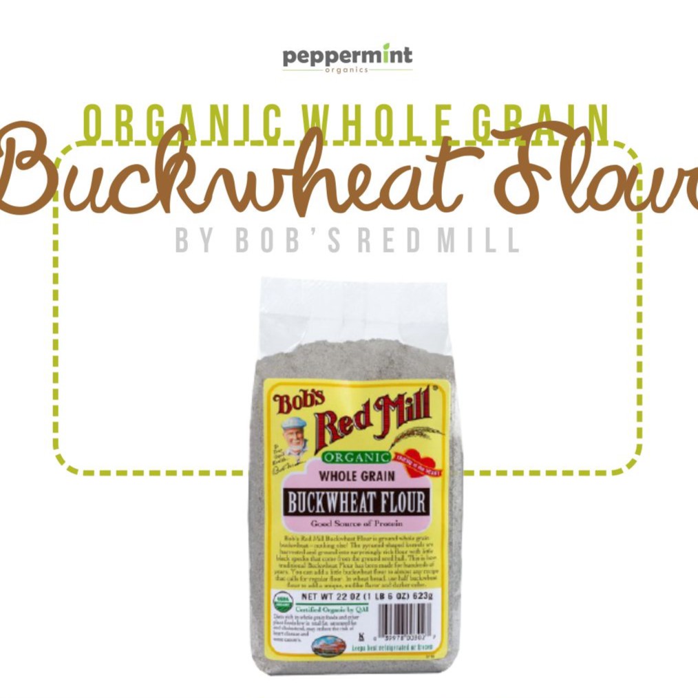 

Bob's Red Mill Organic Buckwheat Flour / Tepung Gandum (22oz/623gram)