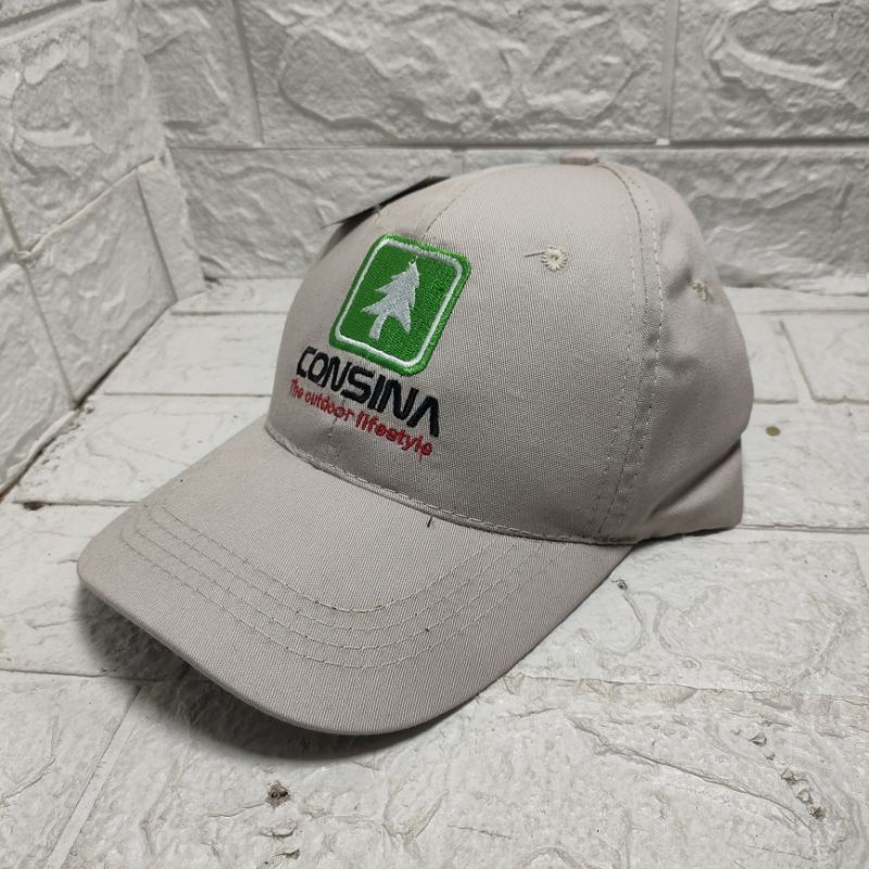 Topi baseball CONSINA topi baseball cap pria wanita topi Bordir orangtua quality premium