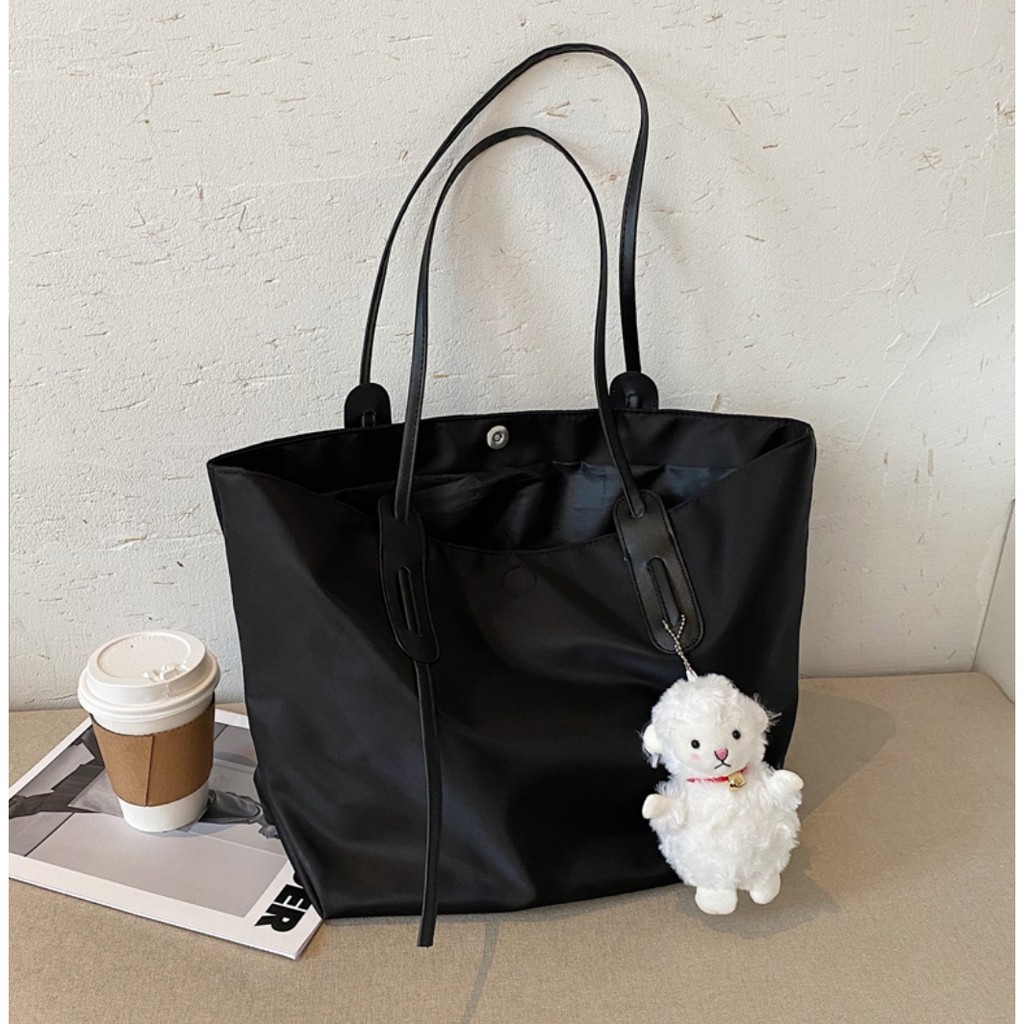 BJ15719 - BLACK/KHAKI/PINK/WHITE - TAS BAHU SHOULDERBAG FREE GANTUNGAN BONEKA TAS WANITA FASHION IMPORT MODIS ELEGAN TERMURAH TERLARIS TERBARU BAGSTORE JAKARTA TAS BATAM JT9892 CR7476 LT1339 BQ3187 ELJ5719