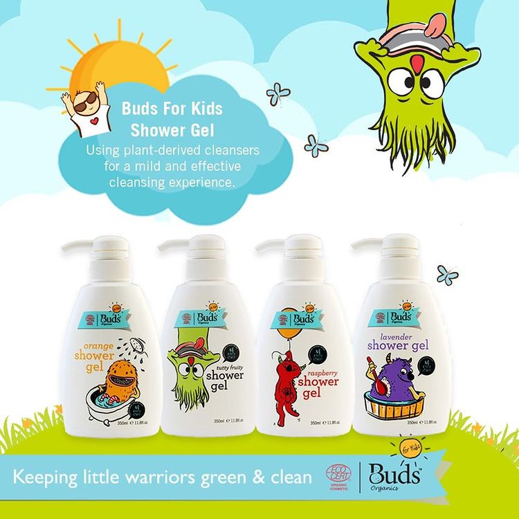 Buds Orange Shower Gel For Kids 350ml