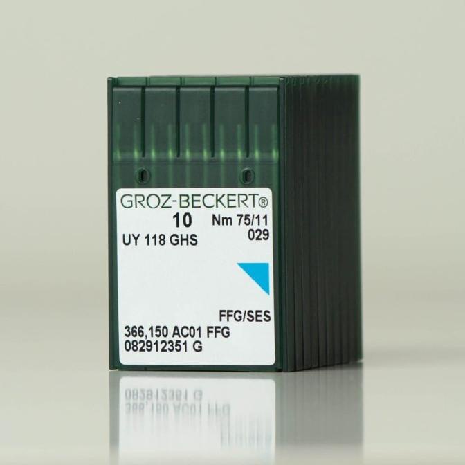 +++++] UY x 118 GHS merk Groz Beckert jarum mesin jahit overdeck interlock