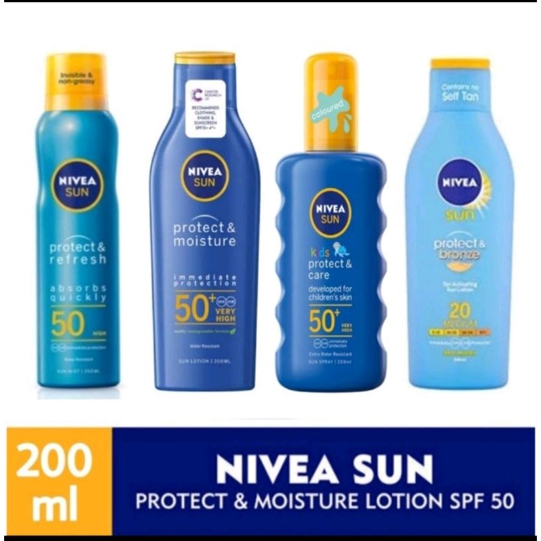Nivea Sun Protect &amp; Moiseture SPF 50 - 200ML