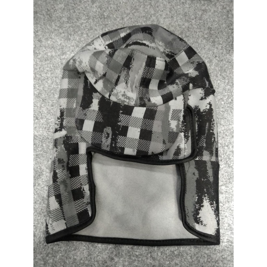 Topi Jepang / Topi Masker Jepang / Topi mancing / Topi Kerja Proyek / Topi Gunung Kualitas Premium-Jepang Loreng Abu