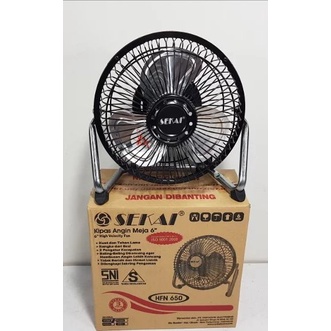 KIPAS ANGIN MEJA SEKAI HFN-650 6inch I SEKAI DESK FAN HFN-650 (15cm)