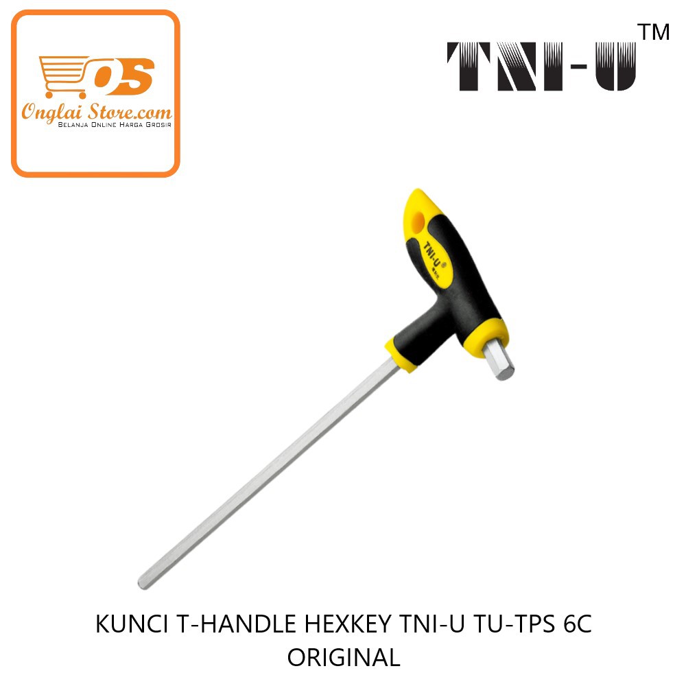 KUNCI T-HANDLE HEXKEY TNI-U TU-TPS 6C ORIGINAL T型六角扳手  (HARGA SPESIAL)