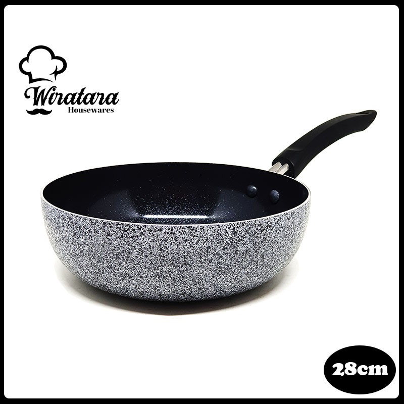 Maxim Frying Wok Pan Keramik Tanpa Minyak 28cm Wajan Anti Gores Penggorengan Anti Lengket Shopee Indonesia