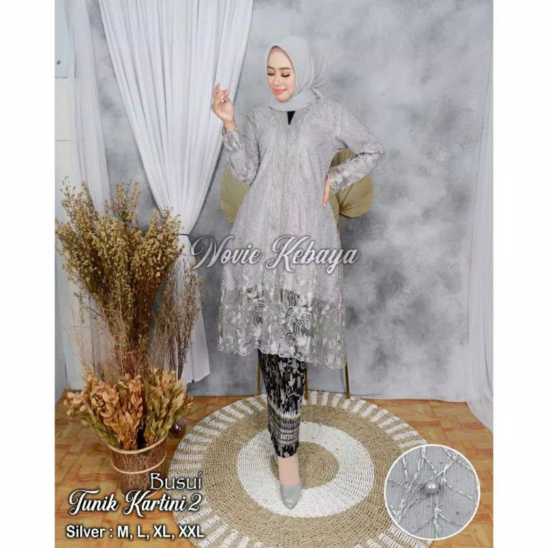 NOV> SET TUNIK KARTINI TRADISIONAL - BAJU KEBAYA MODERN