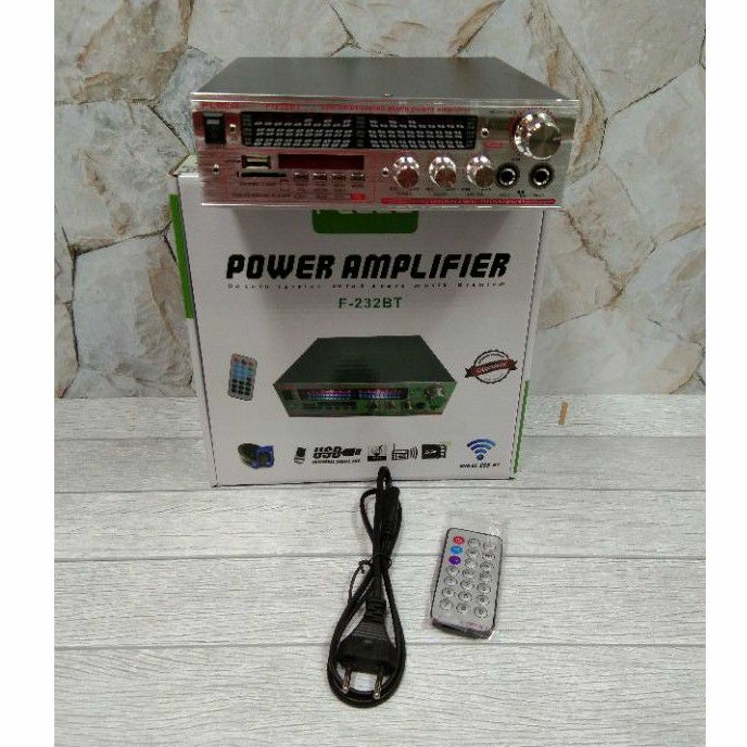 Amplifier Bluetooth Fleco F-232BT/ Amkplifier Karaoke fleco f-232BT