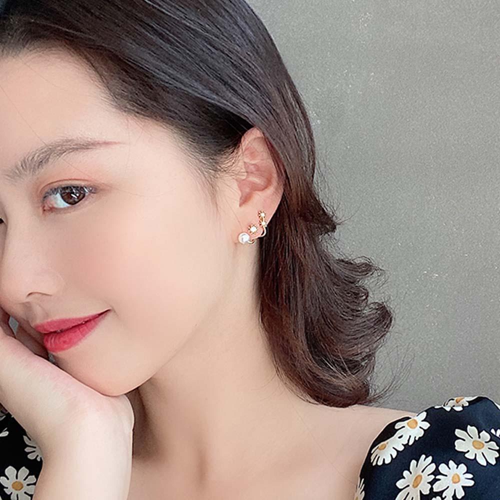 Needway Anting Liar Gadis Wanita Mutiara Korea Fashion Perhiasan