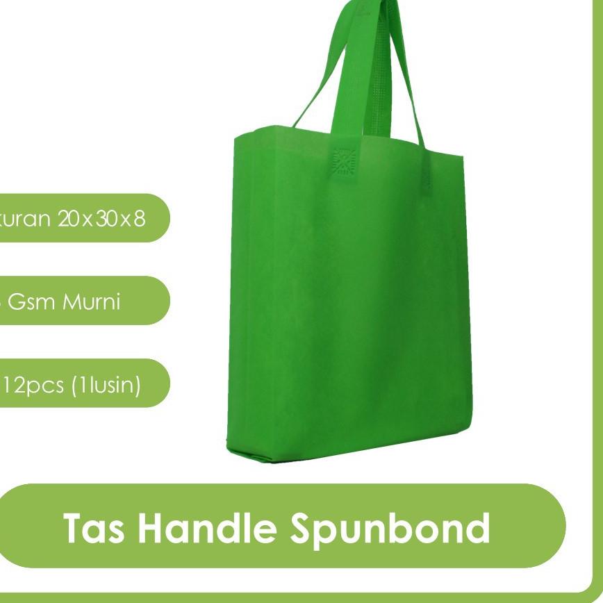 

Model Baru GOODIE BAG SPUNBOND HANDLE 20x30 LUSINAN / Tas Belanja / Kantong Belanja ン