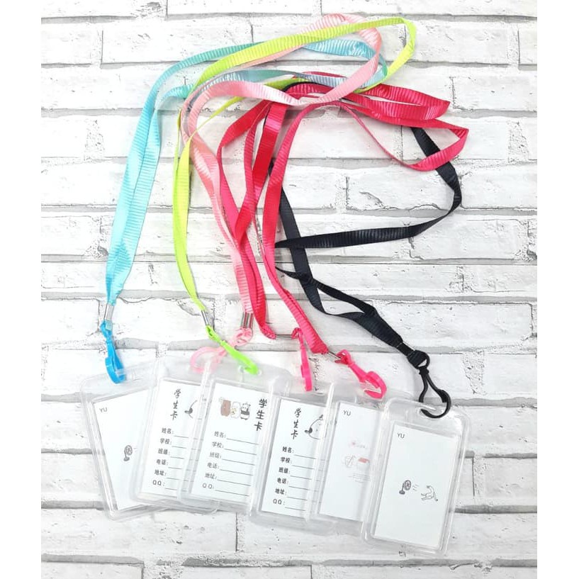 Jual ID Card Holder Tempat Name Tag Identitas Shopee Indonesia