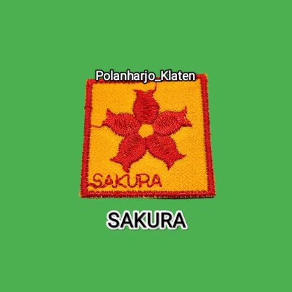 Tanda Regu Pramuka Putri Sakura / Tanda Regu Pramuka Sakura / Tanda Regu Sakura