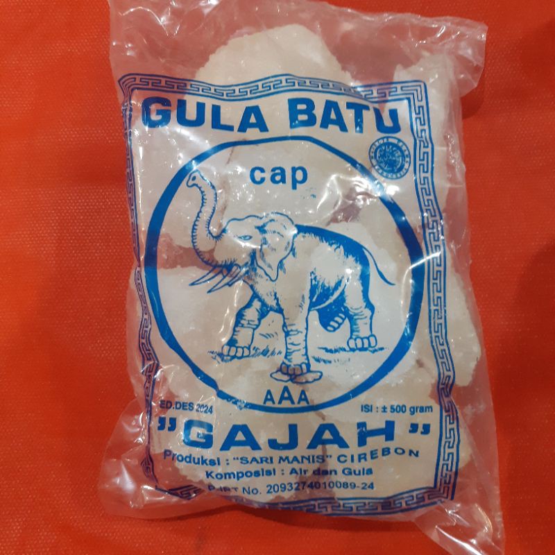 

Gula Batu Cap Gajah 500gr murah