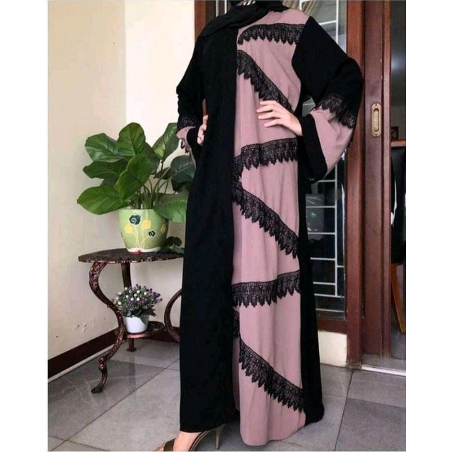 ABAYA KOMBINASI BY KHADIJAH COLLECTION