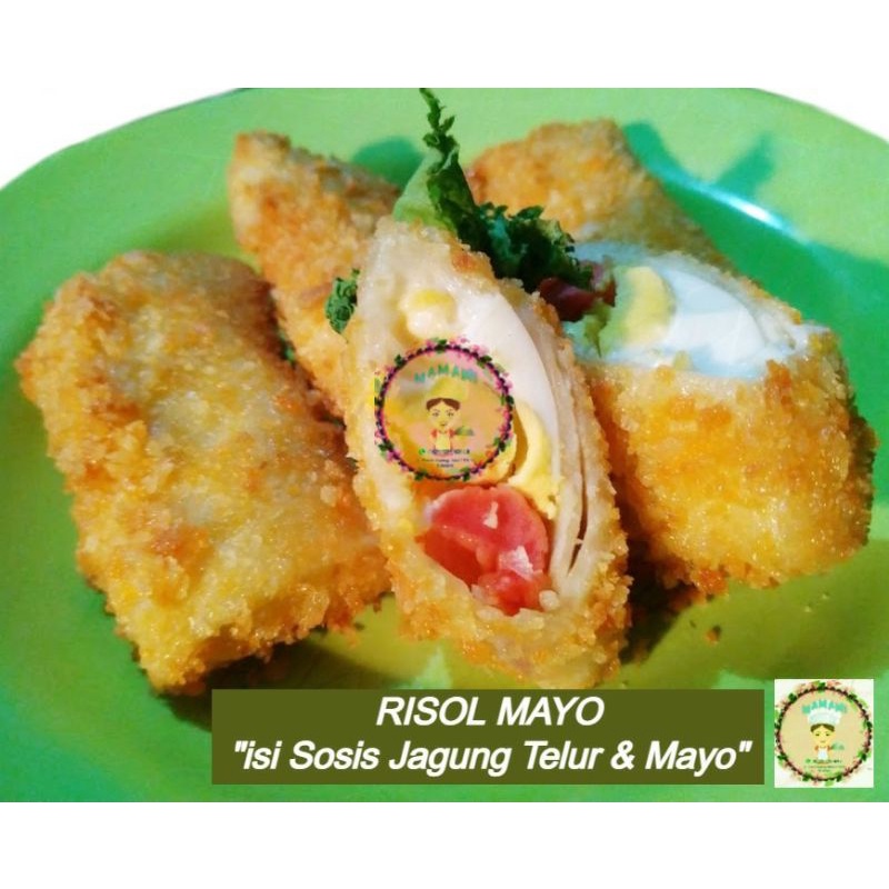 Risol Mayo Frozen isi 5 Lumer dimulut