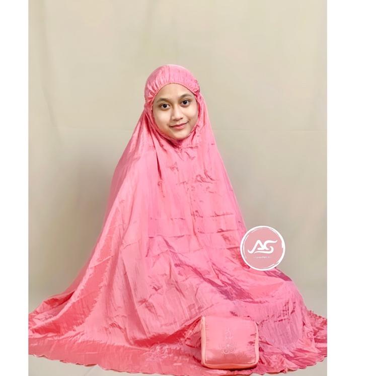 Model Baru.. Mukena Dewasa Parasut Bordir Premium Traveling | Mukena Parasit Bordir Dewasa