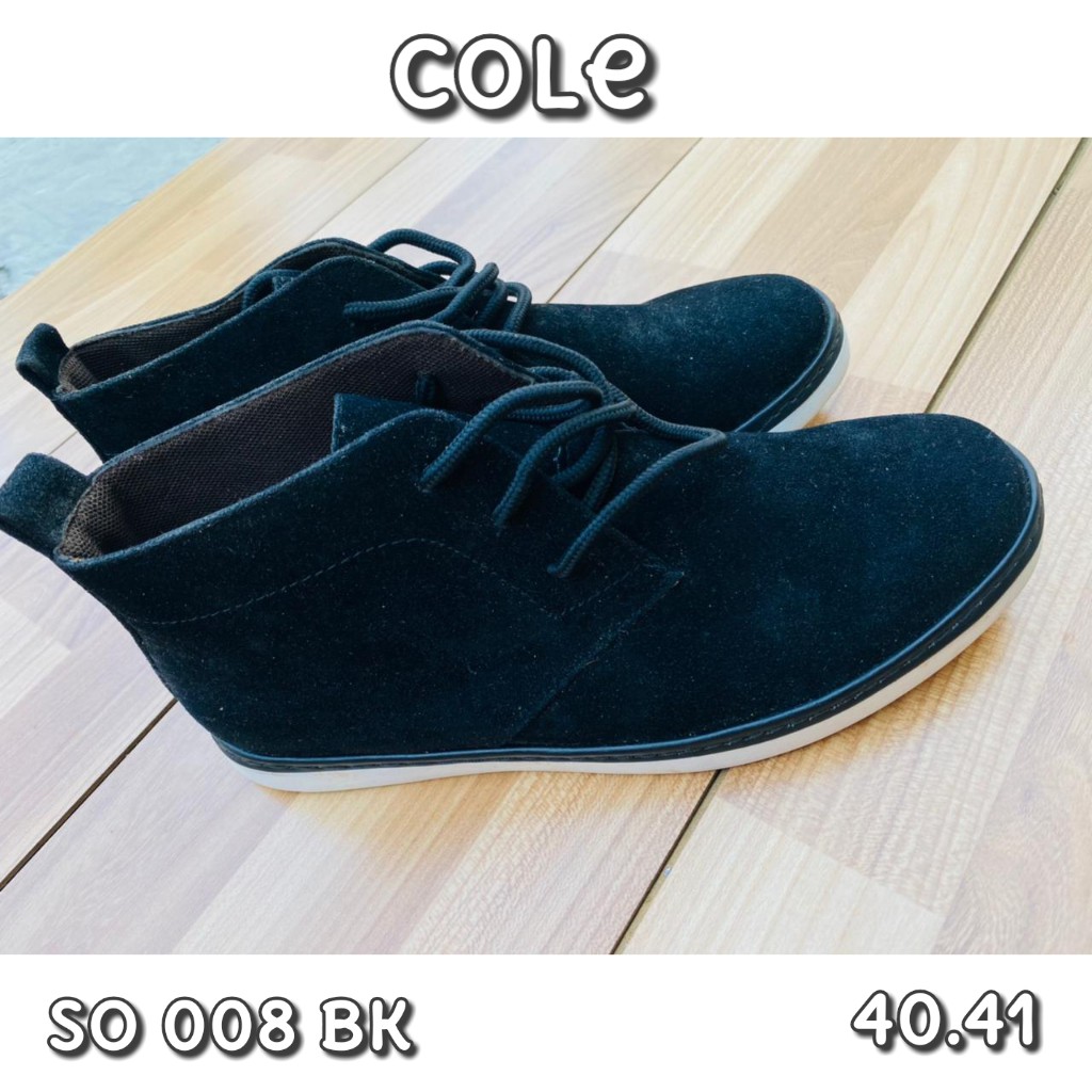 sepatu boots cole hitam c23