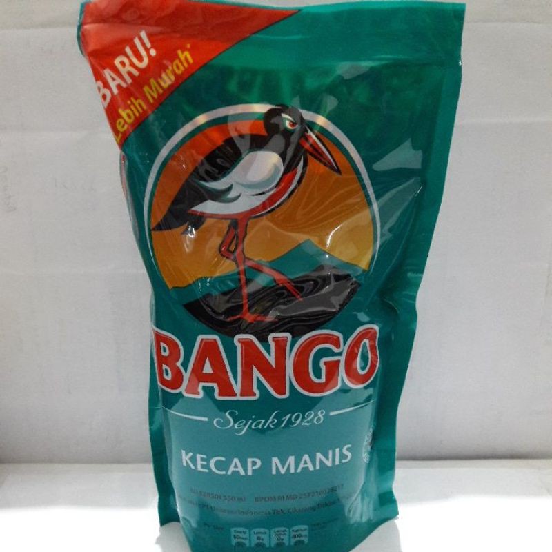 

kecap manis bango 550ml refil/pouch