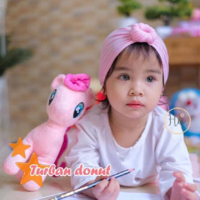 Turban Donat / Turban anak dan bayi donat usia 0-3 th all size  BY HQ