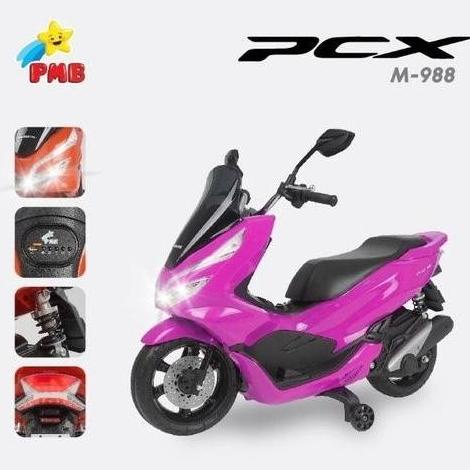 Motor Mobil Aki Anak Pmb M 988 Pcx Mainan Anak Xbwzaj98G8